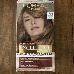 L'Oreal Universal Nudes Permanent Color 7N Natural‎ Dark Blonde 1 Pack